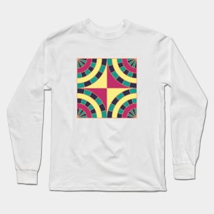 geometric circular Long Sleeve T-Shirt